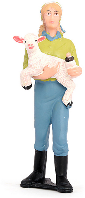 제트피규어 올리비아 농부 사람 사육사 피규어 농장 스몰월드, 1개