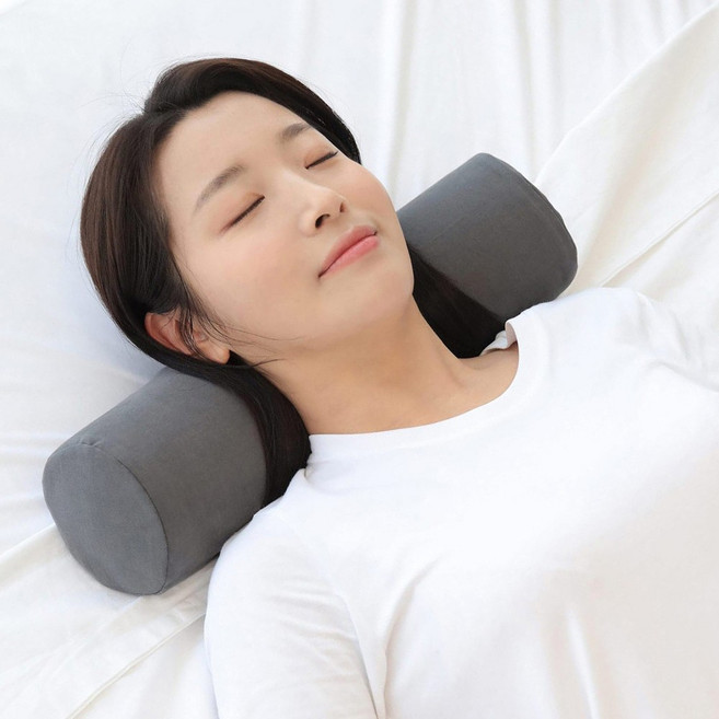 베네폼 원형 목베개, 차콜, 1개