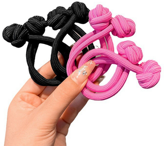 롤링페이퍼 흘러내리지 않는 짱짱한 머리끈 헤어고무줄