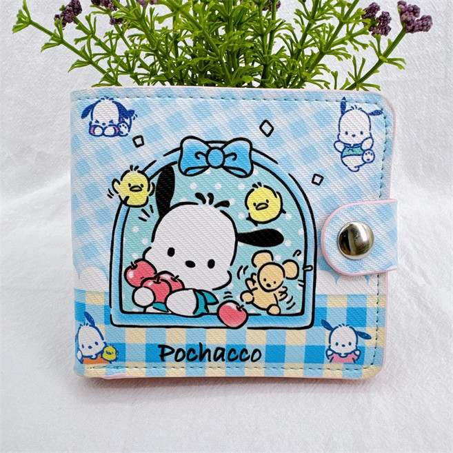 귀여운 산리오 캐쥬얼 2단 동전지갑 카드지갑 가죽지갑