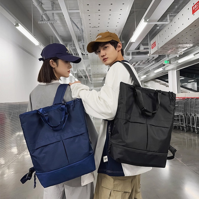 나인클로젯 멀티 포켓 대용량 백팩 겸 토트백 남녀공용 남성 여성 가방