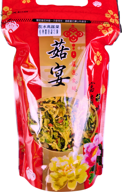 財牛B 菇宴 脫水高麗菜乾 多元蔬菜組合 料理常備品, 2個, 585