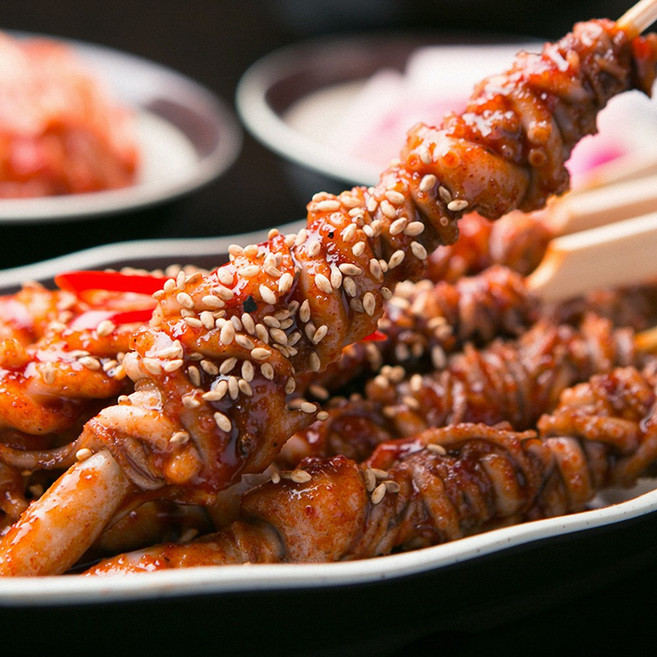 미다몰 그곳에가면 산지직송 맛상 낙지호롱 900g 싱싱한 급랭 바비큐 캠핑용 낙지 꼬치 구이, 1개