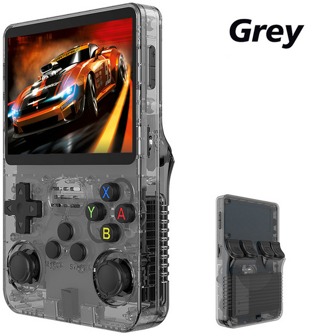 PYHO 휴대용게임기 고전게임 20000종 듀얼 조이스틱 지원 한글, 블랙