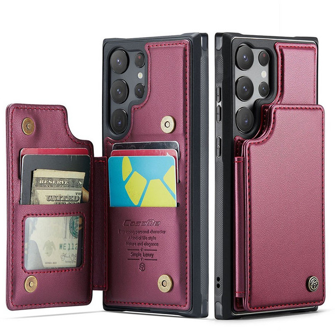 신서엔코 갤럭시 케이스 백 카드 포켓 가죽 핸드폰케이스