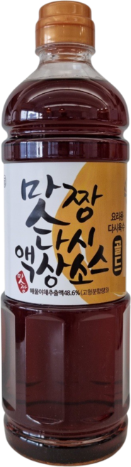맛짱 다시액상소스 만능소스 요리소스 (골드) 490ml, 1개