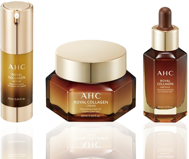 AHC로얄 콜라겐 세럼25ml+앰플30ml+크림50ml 기초 3종세트, 1개