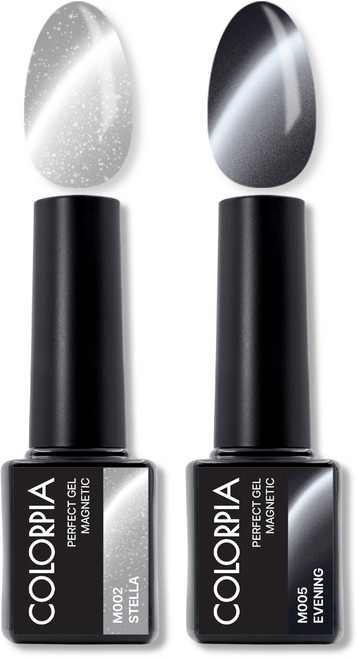 칼라피아 원스텝 퍼펙트젤 자석 젤네일 세트, 1세트, 06. 스텔라+이브닝