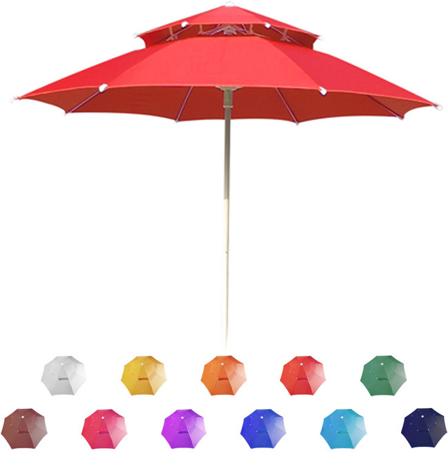 도레미파라솔 국산 2단 8각 레귤러 파라솔, 레드