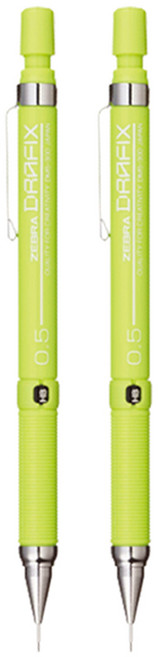 제브라 0.5mm 드라픽스 F 샤프 (라이트그린) DM5-300 제도, 2개
