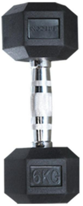 핏분 육각덤벨 FB-DUM102 6KG 케틀벨 아령, 1개