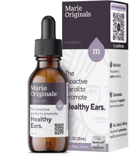 마리 오리지널 천연 이어 오일 드롭 | 감염 예방을 위한 멀린 갈릭 성인 어린이 및 반려동물을 허브 귀 진정 왁스 제거 치료제 (1팩), 1 Fl Oz (Pack of 1) - 쿠팡