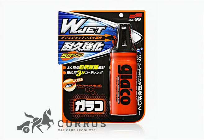 SOFT99 glaco 免雨刷W(耐久強化型) 玻璃驅水劑, 1個