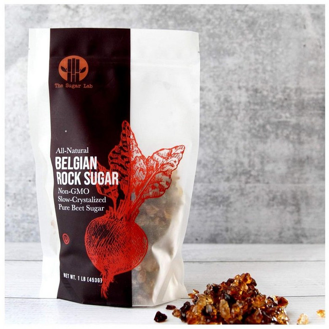 The Sugar Lab 벨기에산 갈색 암설탕, 1개, 453g