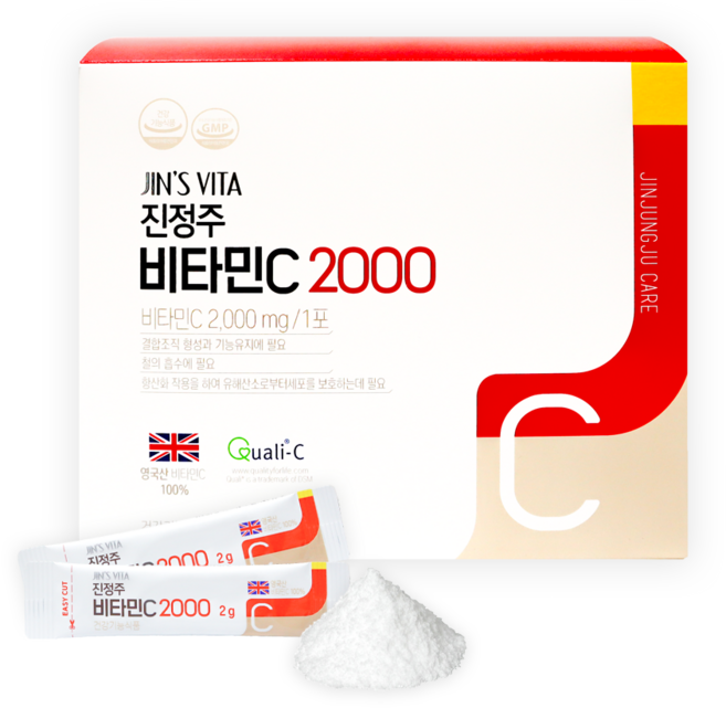 [DSM원료] 진정주 비타민C2000(180포), 360g, 1개