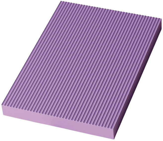 MUSI 瑜珈跪墊, 瑜珈加厚平衡墊-木槿紫, 1個