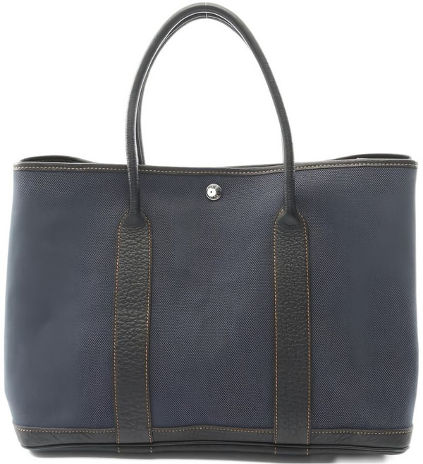 에르메스 중고 2012 가든 파티 PM 레더 트리밍 토트 백