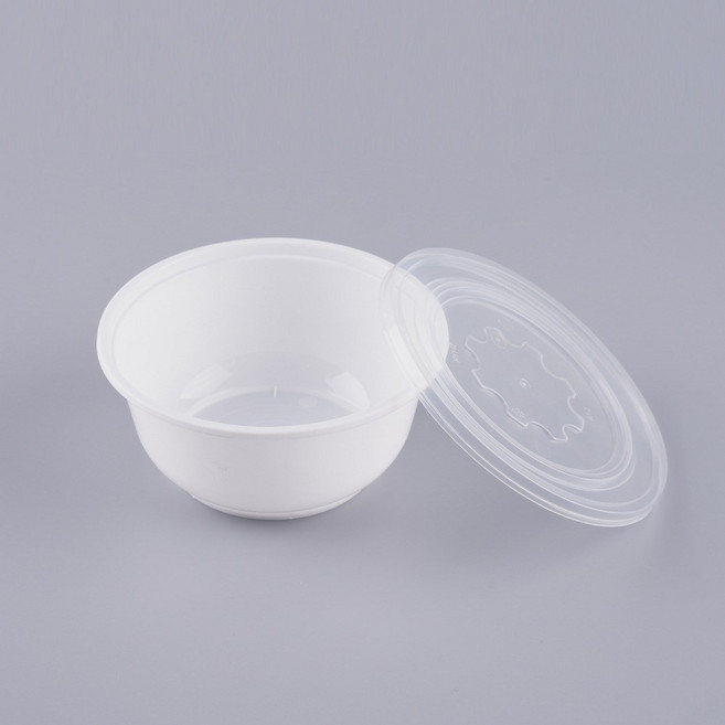 [BR] 원형 죽용기 (P-700/백색/700ml) 600개 세트, 1개