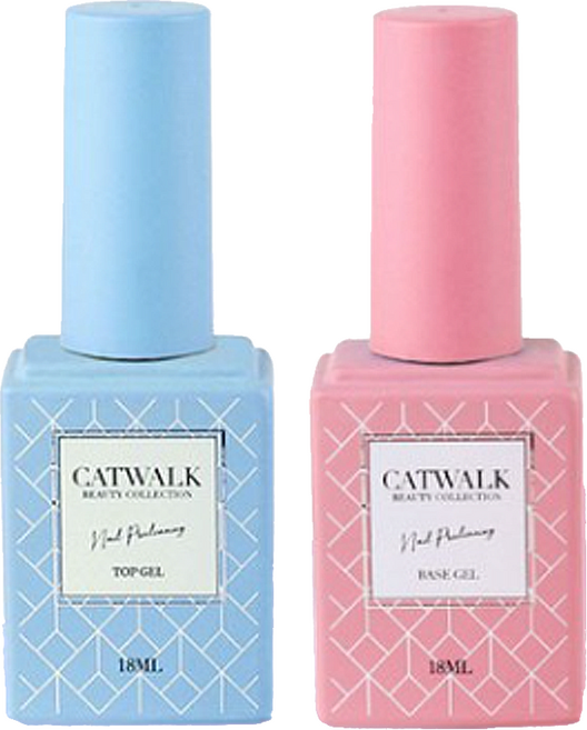 캣워크 탑젤 베이스젤 세트 기초젤, 1개, 18ml