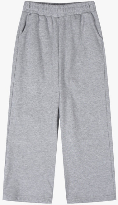 유솔 NC충장점 2025 봄 여름 신상품 50% 시즌오프 여아 남아 주니어 부드러운 면 허리밴딩 얇아서 여름에도 좋은 츄리닝 바지 - 백 매쉬 와이드 팬츠 ULTM25S51