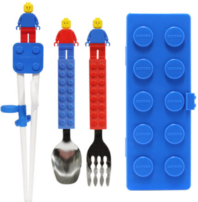 옥스포드 3종스푼포크젓가락케이스세트, 옥스포드3종케이스세트(블루), 1개, 옥스포드3종케이스세트, 블루