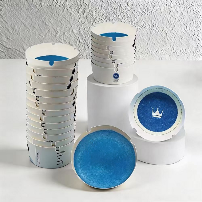 Le Gou 냄새안나는 업소용 가정용 차량용 일회용 재떨이 냄새차단, 50개, 파란색