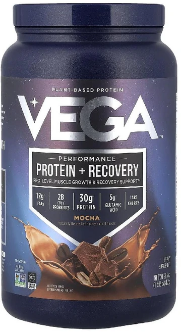 베가 프로틴 식물성 단백질 모카향 헬스 스포츠 쉐이크 파우더 분말 812g - 쿠팡