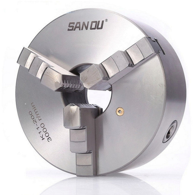 SAN OU (3인치) - 표준형 스크롤 척 선반척 연동척 K11-80 3JAW, 1개