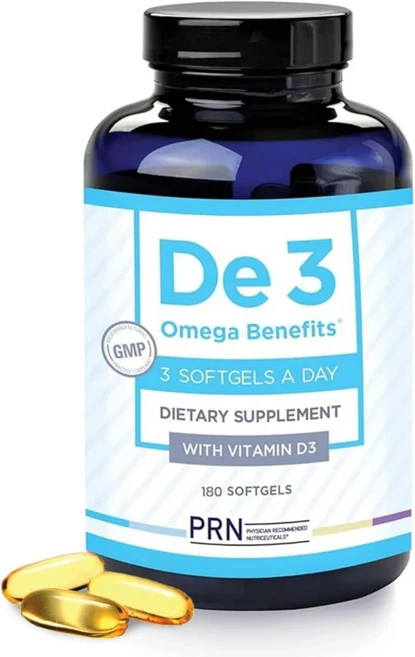 PRN De3 드라이 아이 오메가 베네피트 2240mg, 1박스, 180정 - 쿠팡