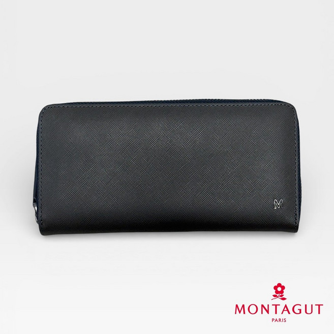 MONTAGUT 夢特嬌 頭層牛皮真皮長夾
