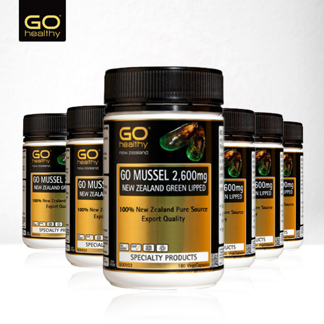 [고헬씨] 초록입홍합 2600mg (180정) 6개, 180정