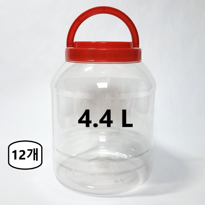 SD 젓갈통 핸들 광구 4.4L, 12개