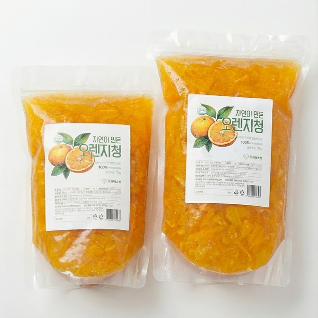 로컬바스켓 자연이 만든 수제 대용량 오렌지청, 2kg, 1개, 1개입