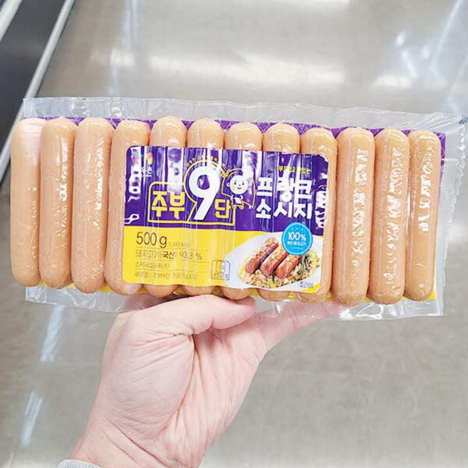 목우촌 주부9단 프랑크 소시지, 500g, 1개