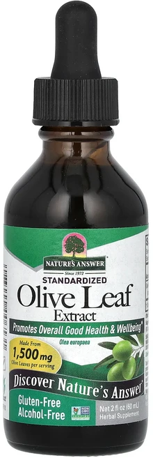 헁복하고 건강하세요 Nature's Answer 올리브 잎 추출물 표준화 알코올 무함유 600mg 60ml(2fl oz) 늘 챙기셔야합니다, NaturesAnswer올리브잎추출물표준화알코올무함유6, 1개, 60ml - 쿠팡