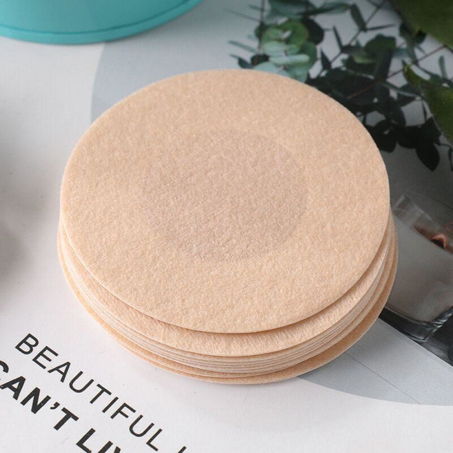 一次性隱形透氣胸貼 圓形花形可選 0.2mm輕薄親膚乳貼 生物黏膠防激凸, 1個, 圓形【單片】環保無毒親膚材質