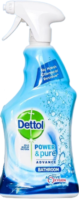 Dettol POWER & pure 進階浴室清潔劑 殺滅99.9%細菌, 1個, 750ml