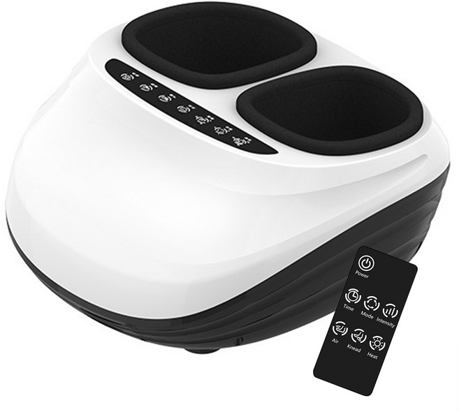 禾統 全包覆溫熱足部按摩機 腳底按摩 足療機 紓壓放鬆 溫熱舒適 BSMI認證, 星光白(贈一副鞋套)