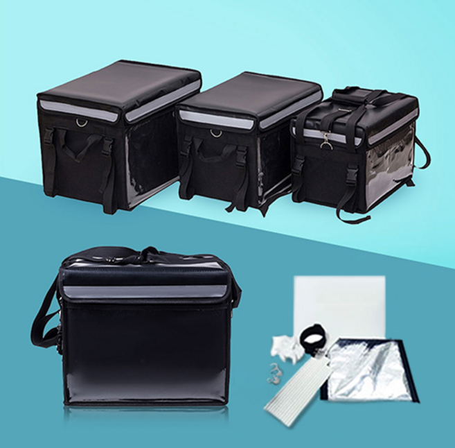 토이즈몰 오토바이 배달가방 자전거 보온보냉 배달통, 62L 풀셋트