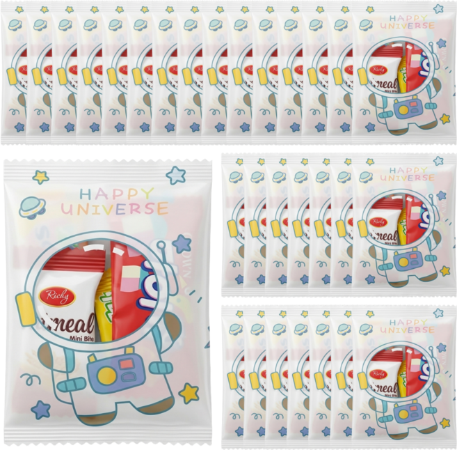 간식 구디백 어린이집 유치원 학교 학원 대용량 생일 선물세트 기업 교회 어린이날 크리스마스 GD07, 30개, 간식꾸러미