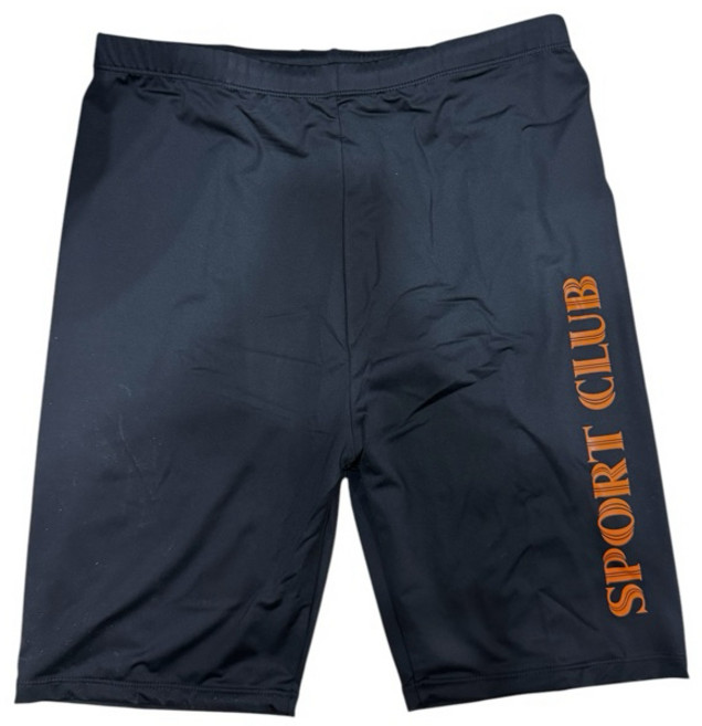 Allain 五分泳褲 及膝泳褲 台灣製造 泡溫泉可用 黑色 素面 泳裝 玩水泳褲 沙灘泳褲