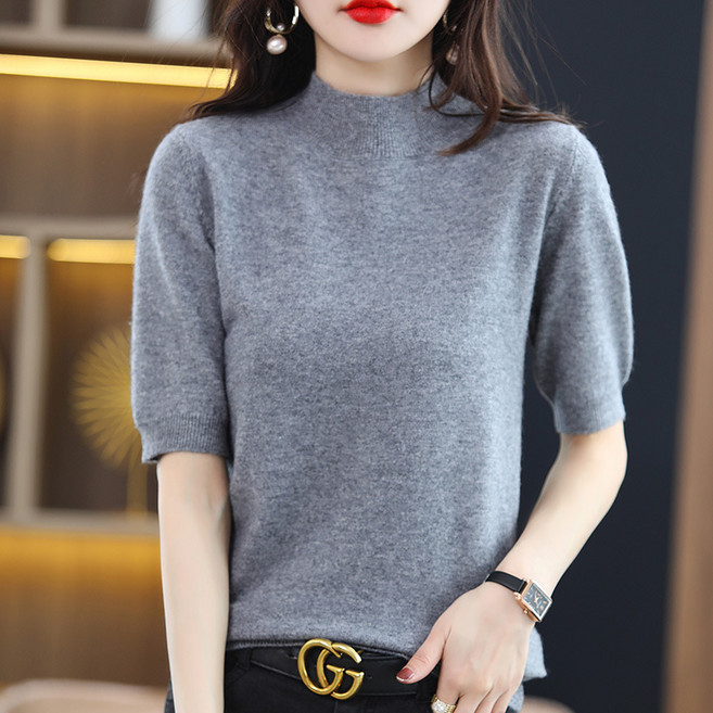 반팔 반목티 니트 목티 SH277