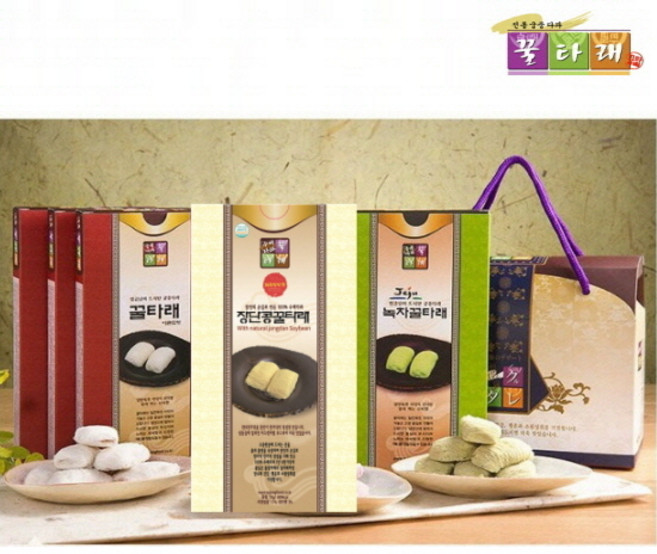 [14시결제 당출] 무료배송! 인사동 꿀타래! 파격가8종 / 여름철 아이스박스 선물포장 / 인사동명물 16384가닥의 신비스런 감칠맛 / 본사직송, 350g, 6분류