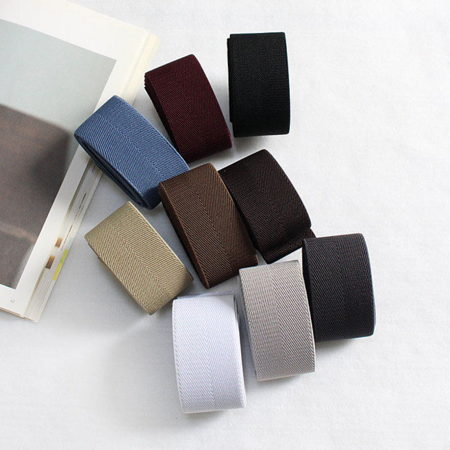 홈즈패브릭 4cm 삼중직무지밴드 허리고무밴드 9컬러, 09 초코브라운, 1개