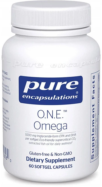 Pure Encapsulations O.N.E. Omega 퓨어 인캡슐레이션 ONE 오메가 60소프트젤, 1개, 60정 - 쿠팡