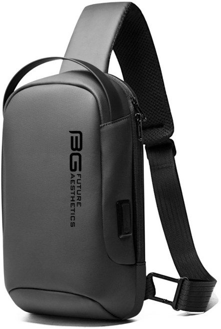 [맨백 터틀] 남자 여행용 작은 미니 크로스백 USB 가방 BNG308D