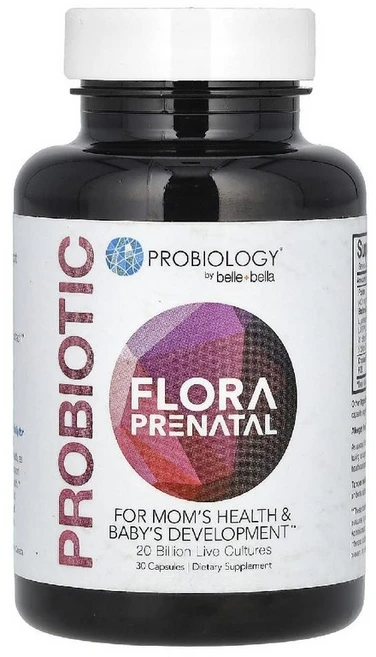 벨벨라Probiology 프로바이오틱 플로라 프리네탈 Probiotic 250억 캡슐30정, 1개 - 쿠팡