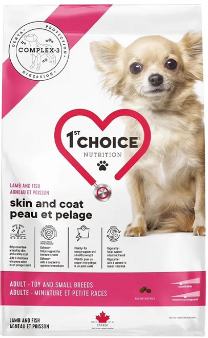 1st Choice 瑪丁第一優鮮 低過敏迷你型成犬配方 1歲以上成犬用, 羊肉 + 鯡魚, 2kg, 1袋