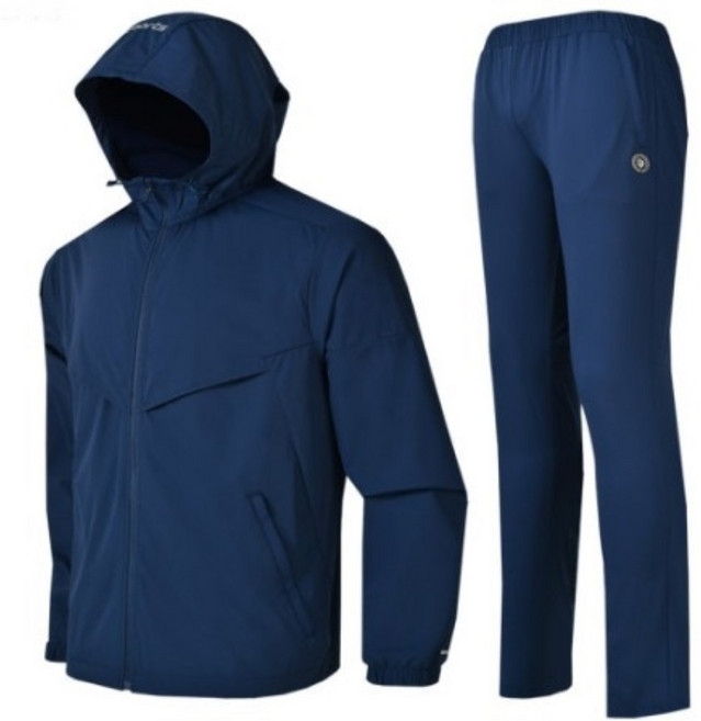 CRX 남자 봄 가을 스판 신축성 메쉬 트레이닝복 츄리닝 세트 09