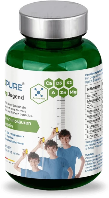 VITROPURE OsseoLong Youth 성장 아미노산 90캡슐, 1개, 90정 - 쿠팡